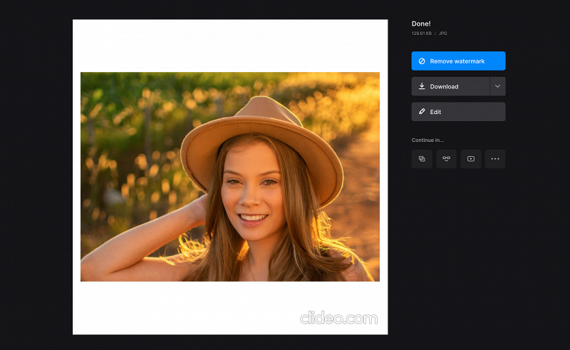 Download file with aspect ratio or resolution