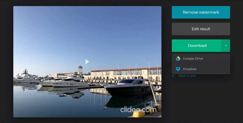 Save the mirrored video to your device