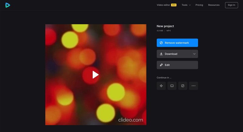 Save happy birthday video