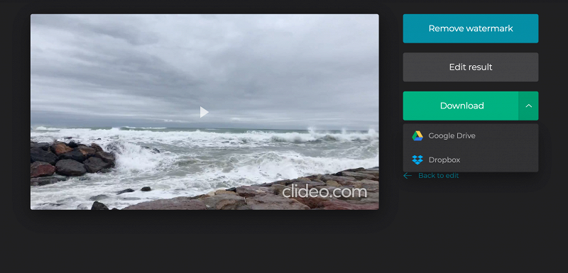 Download the looped video on iPhone