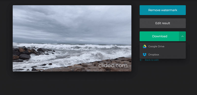 Download your looped clip to the device