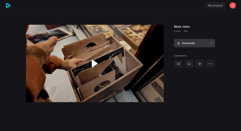 Download MKV without audio track