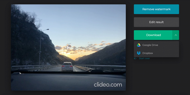 Save the muted video to your device