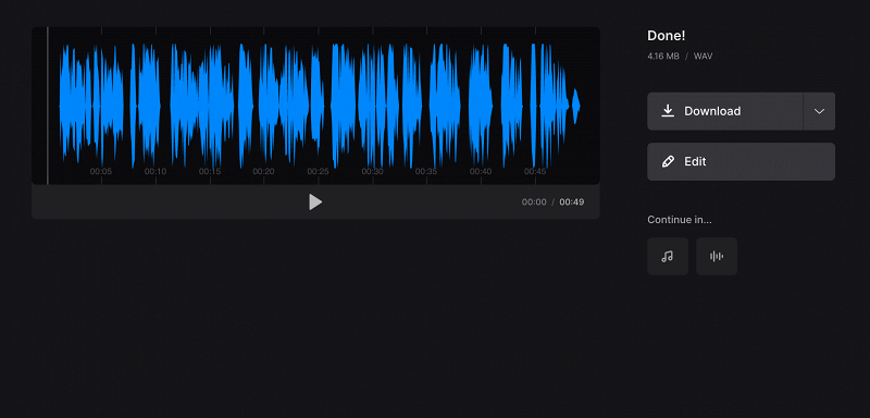 Save podcast converted from video