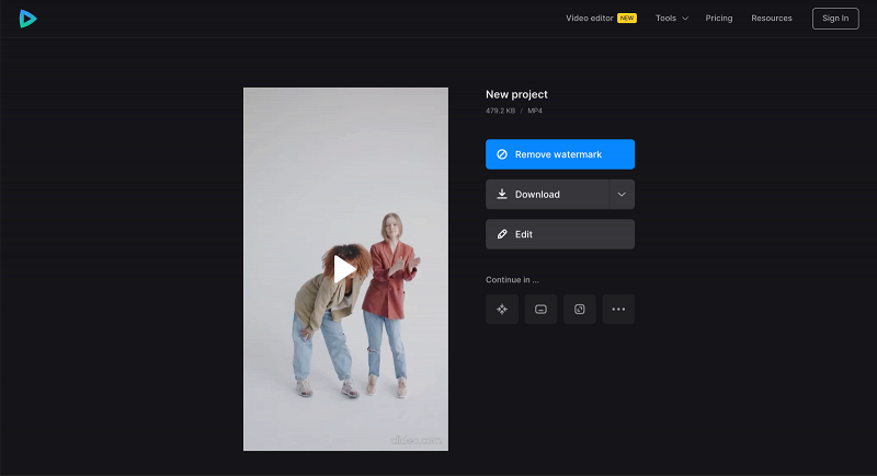 Save TikTok outfit change video