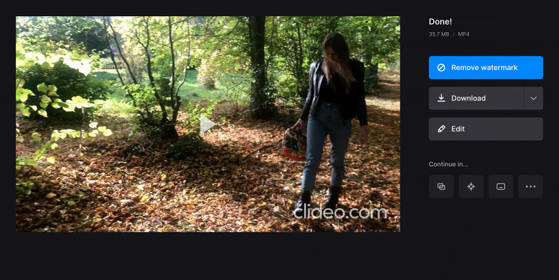 Download trimmed Facebook video