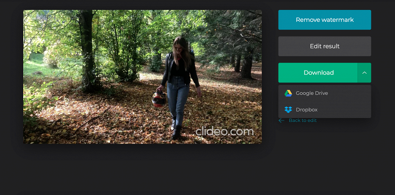 Download trimmed video on Windows