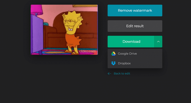 Save the Twitter GIF to your device