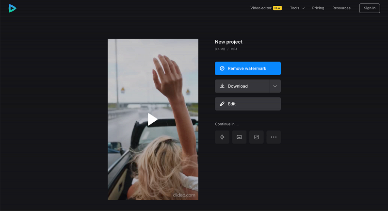 Save video for TikTok with your own sound