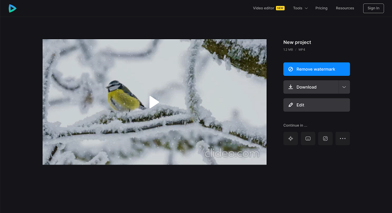Download clip with gif and music Save video with gif and sound