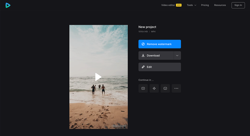Save video with music for Instagram post