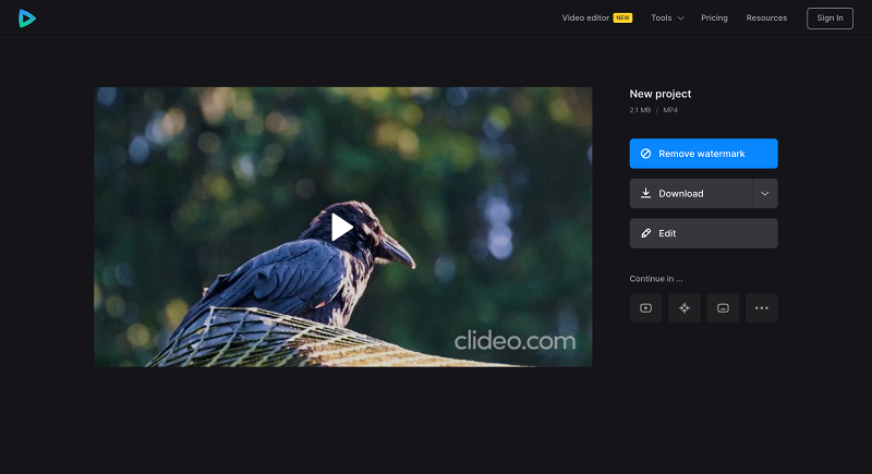 Save video with recorded audio