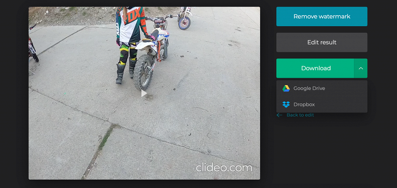 Download video with removed black bars