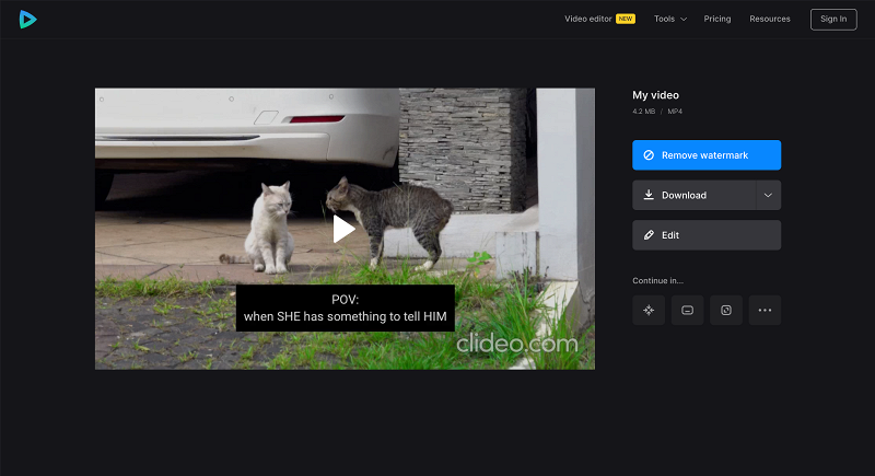 Download with new soundtrack Save video with replaced sound