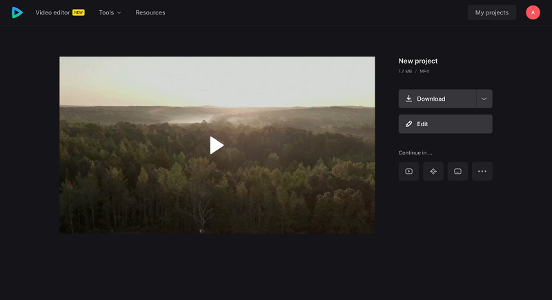 Save video with replaced video segment
