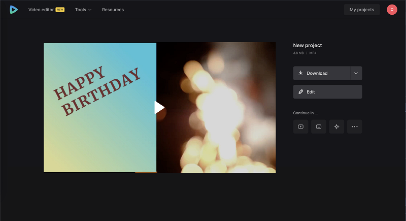 Save video with shape overlay