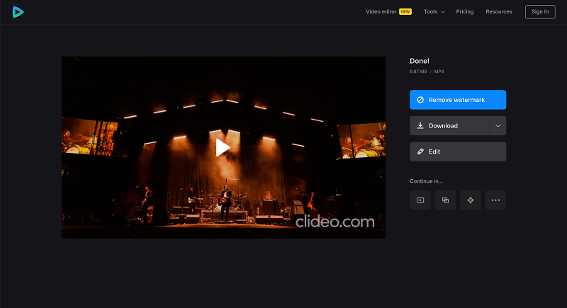 Save video with slideshow on Windows