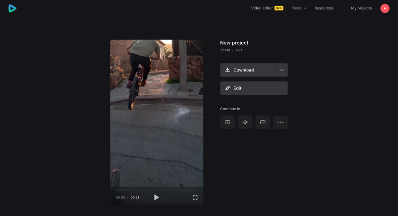 Save video with speed ramp effect