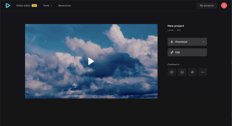 Save video with voiceover