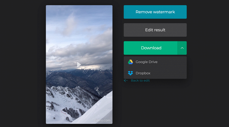 Save video with voiceover Download video with voiceover