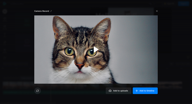 Save webcam video recording