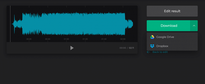 Download the created YouTube ringtone