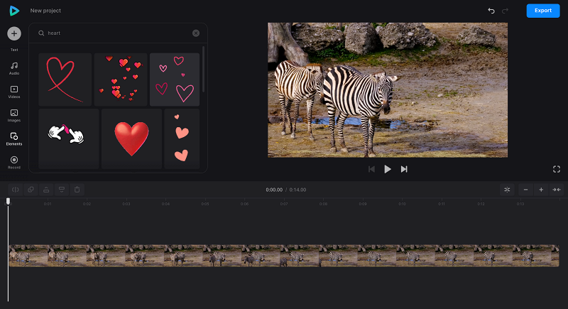 Search for stickers to add