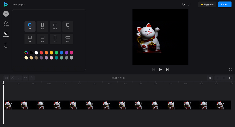 Change aspect ratio for video on Pinterest