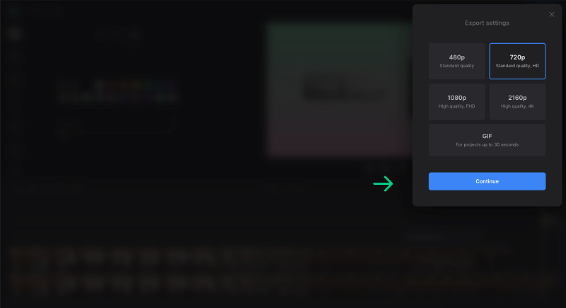 Select output quality for unboxing videos