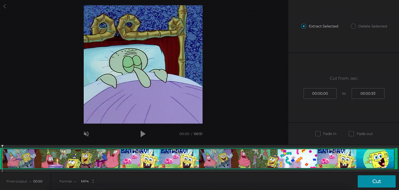 Select the whole Twitter video to save