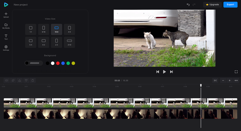 Adjust video with new soundtrack Settings for the video with replaced sound