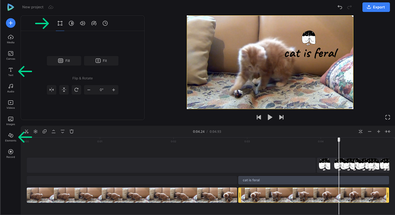 Edit video after splitting Split video and edit