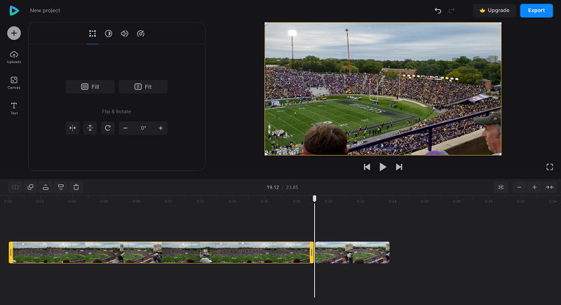 Split video for Twitter