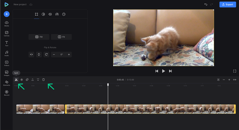 Break up a video into parts Split video into parts