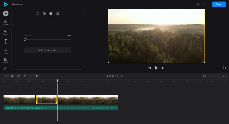 Split video to replace video segment
