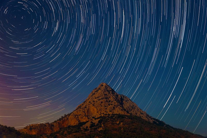 Stars timelapse idea