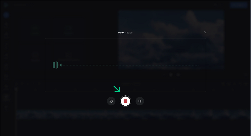 Stop voice over