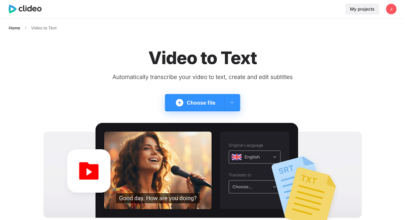Transcribe lectures to text