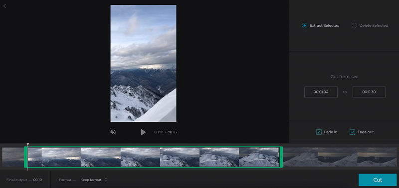 Trim MOV file