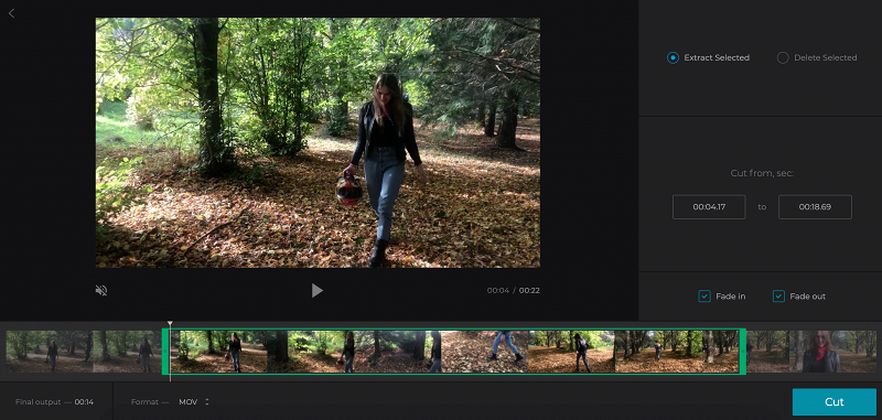Trim video on Windows 10