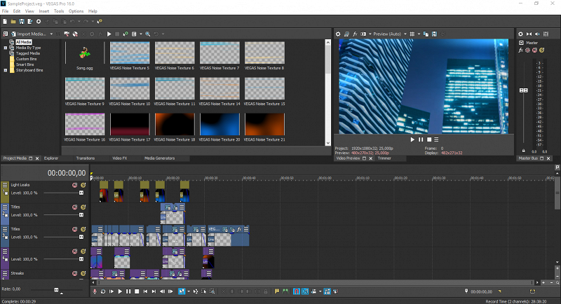 Final Cut professional alternative for Windows users Vegas Pro