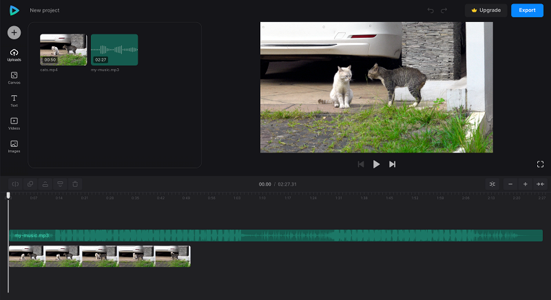 Video with music Video clip with background music