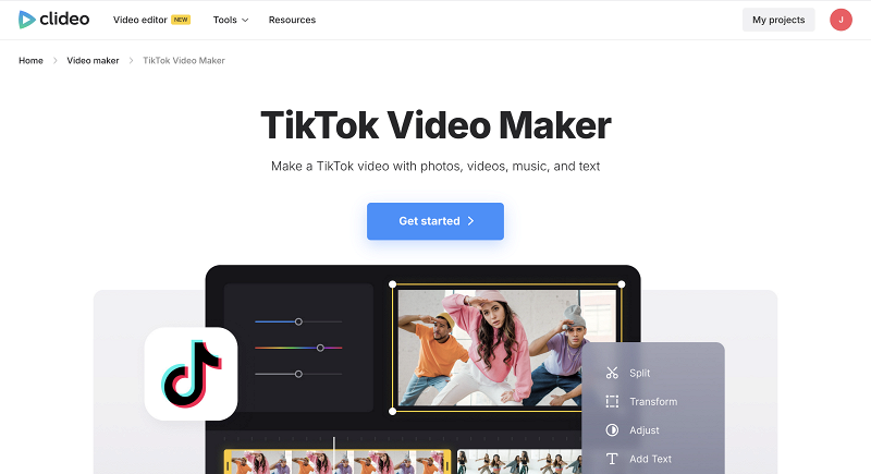 Video editor to make a viral TikTok video