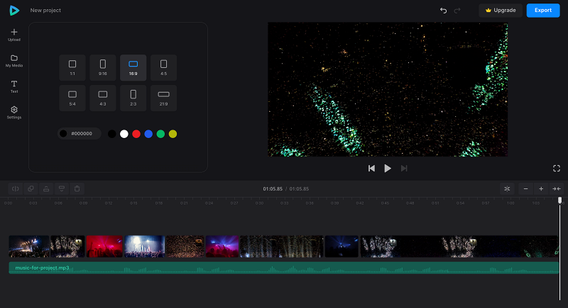Video remix settings