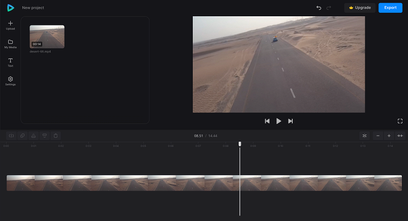 View tilted video