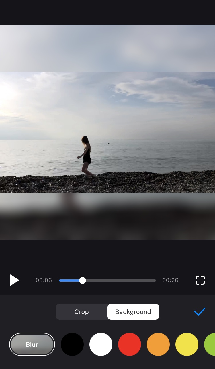 Add side borders in video square app