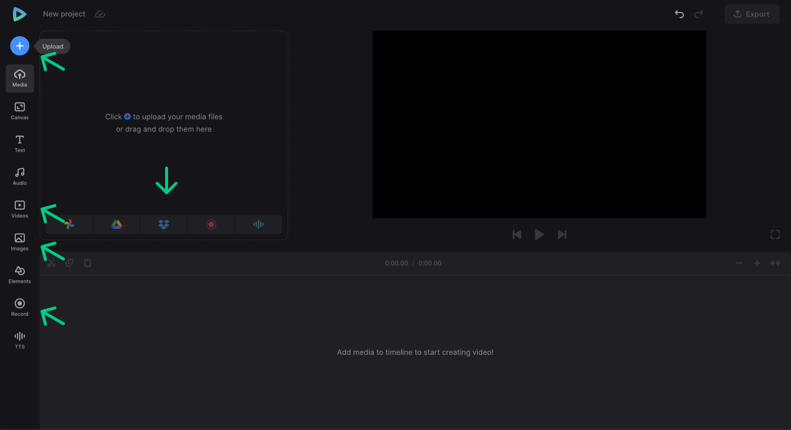 Add video to add talking bubble shape