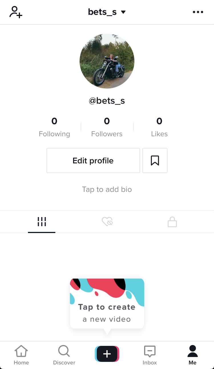Upload video to reverse in TikTok