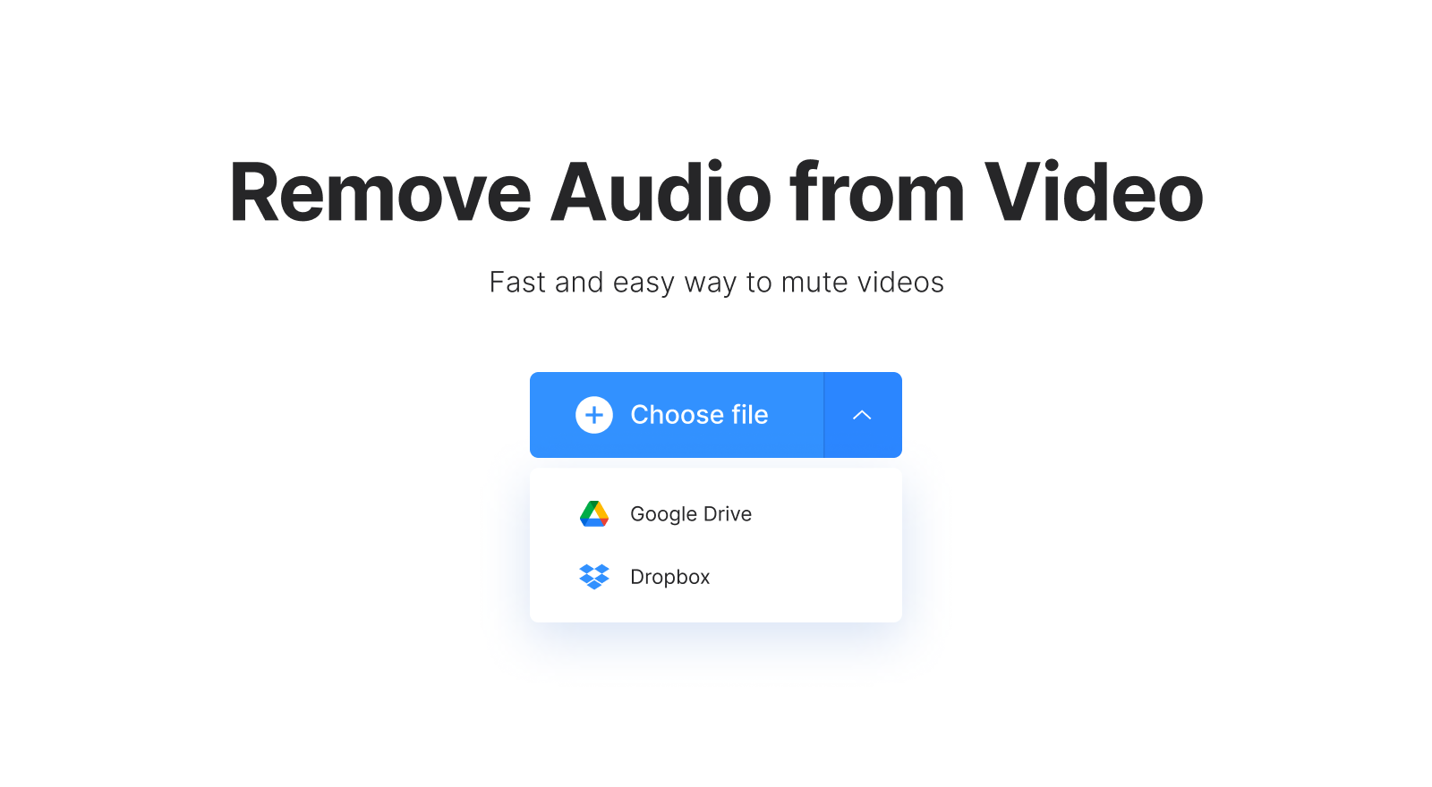Upload Windows video to mute Add Windows video to remove audio
