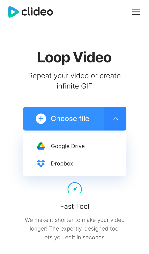 Upload YouTube video to repeat on iPhone